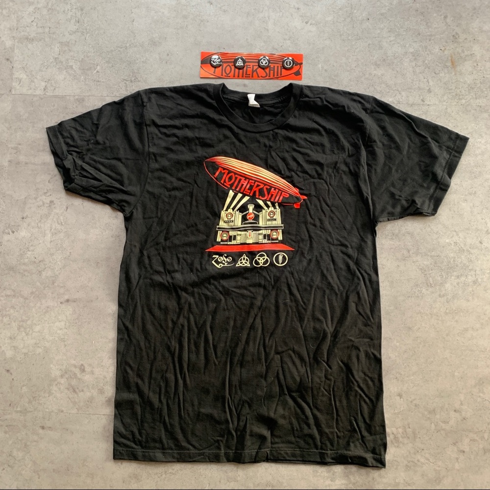 Led Zeppelin Mothership Vintage T Shirt Mens